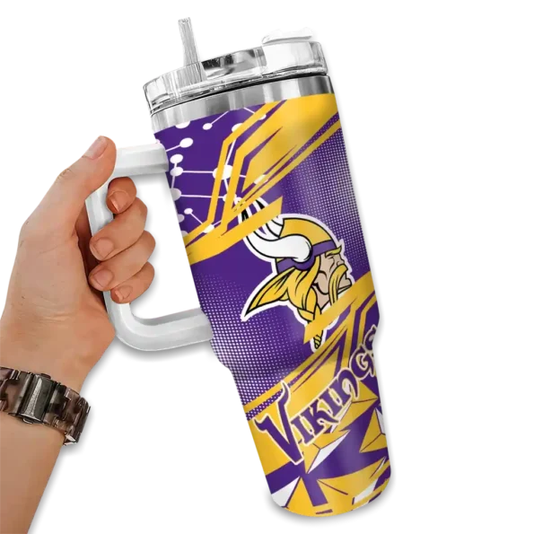 personalized minnesota vikings abstract paths purple curved tumbler fashion forward.webp