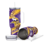 personalized minnesota vikings abstract paths purple curved tumbler best selling.webp