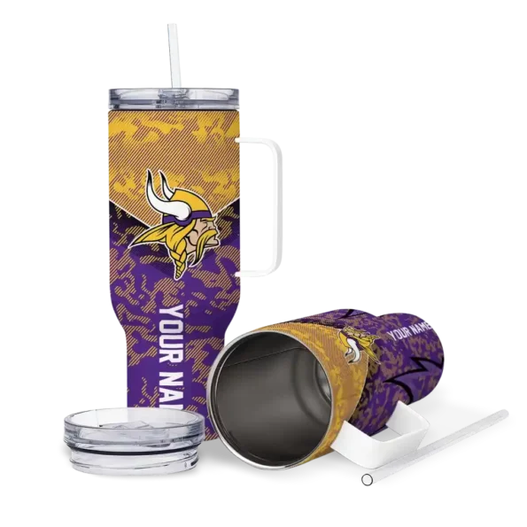 personalized minnesota vikings chevron stripe purple curved tumbler high quality.webp