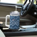 personalized new england patriots bold diamonds blue curved tumbler best selling.webp