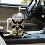 personalized new orleans saints chevron layers gold curved tumbler best selling.webp