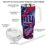 personalized new york giants abstract paths blue curved tumbler best selling.webp