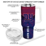 personalized new york giants chevron stripe blue curved tumbler best selling.webp
