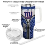 personalized new york giants leopard zipper blue curved tumbler best selling.webp