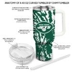 personalized new york jets burst swirl green curved tumbler best selling.webp