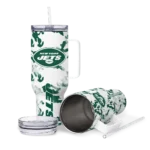 personalized new york jets camo mashup green white curved tumbler best selling.webp
