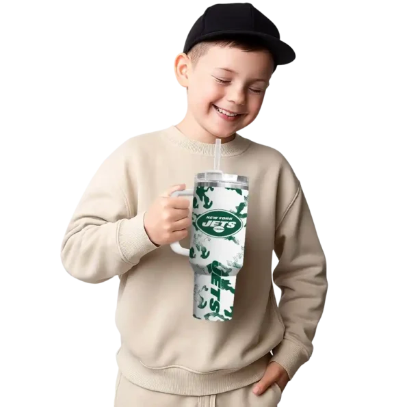 personalized new york jets camo mashup green white curved tumbler latest model.webp
