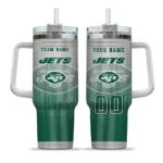 personalized new york jets gradient dots green curved tumbler best selling.webp