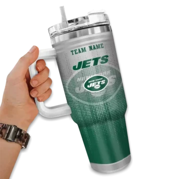 personalized new york jets gradient dots green curved tumbler fashion forward.webp