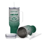 personalized new york jets gradient dots green curved tumbler best selling.webp