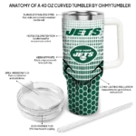 personalized new york jets hex texture green curved tumbler best selling.webp