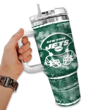 personalized new york jets honey streaks green curved tumbler fashion forward.webp