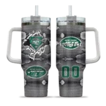 personalized new york jets superman shield green gray curved tumbler best selling.webp