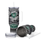 personalized new york jets superman shield green gray curved tumbler best selling.webp