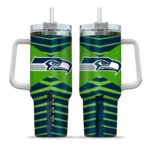 personalized seattle seahawks chevron layers blue curved tumbler best selling.webp