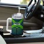 personalized seattle seahawks chevron layers blue curved tumbler best selling.webp