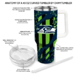 personalized seattle seahawks claw cut blue black curved tumbler best selling.webp