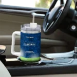personalized seattle seahawks geometric prism blue curved tumbler best selling.webp