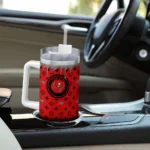 personalized tampa bay buccaneers bullseye drips red curved tumbler best selling.webp