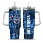 personalized tennessee titans burst swirl navy curved tumbler best selling.webp