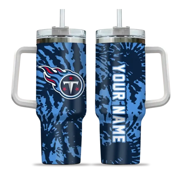 personalized tennessee titans burst swirl navy curved tumbler best selling.webp