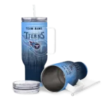 personalized tennessee titans gradient dots navy curved tumbler best selling.webp