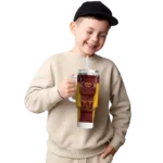 personalized washington commanders hexagon armor burgundy curved tumbler best selling.webp