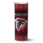 atlanta-falcons-radiant-glitter-red-skinny-tumbler-best-selling.webp