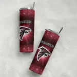atlanta-falcons-radiant-glitter-red-skinny-tumbler-best-selling.webp