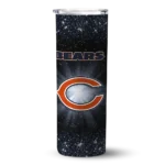 chicago-bears-radiant-glitter-blue-skinny-tumbler-best-selling.webp