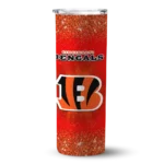 cincinnati-bengals-radiant-glitter-orange-skinny-tumbler-best-selling.webp