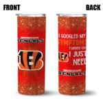 cincinnati-bengals-radiant-glitter-orange-skinny-tumbler-best-selling.webp
