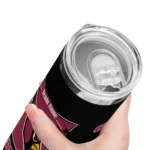 custom arizona cardinals helmet belt red black skinny tumbler best selling.webp