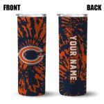 custom-chicago-bears-metallic-grid-blue-skinny-tumbler-best-selling.webp