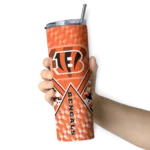 custom-cincinnati-bengals-monogram-burst-orange-white-skinny-tumbler-best-selling.webp