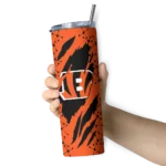 custom-cincinnati-bengals-star-pop-orange-black-skinny-tumbler-best-selling.webp