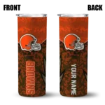 custom-cleveland-browns-spiral-burst-print-brown-skinny-tumbler-best-selling.webp