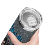 custom detroit lions kiss band silver skinny tumbler best selling.webp