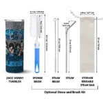 custom detroit lions kiss band silver skinny tumbler best selling.webp