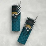 custom-jacksonville-jaguars-chevron-stripes-teal-skinny-tumbler-best-selling.webp