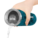 custom-jacksonville-jaguars-metallic-grid-teal-skinny-tumbler-best-selling.webp