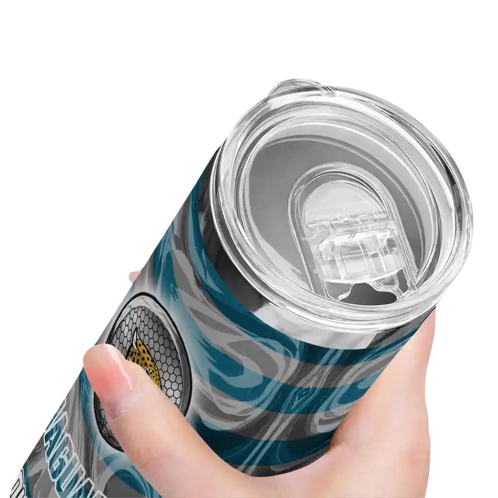 custom-jacksonville-jaguars-patterned-waves-teal-skinny-tumbler-high-quality.webp
