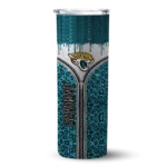 custom-jacksonville-jaguars-sparkle-drip-teal-skinny-tumbler-best-selling.webp