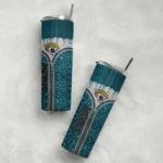custom-jacksonville-jaguars-sparkle-drip-teal-skinny-tumbler-best-selling.webp