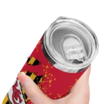 custom-kansas-city-chiefs-star-pop-red-black-skinny-tumbler-best-selling.webp