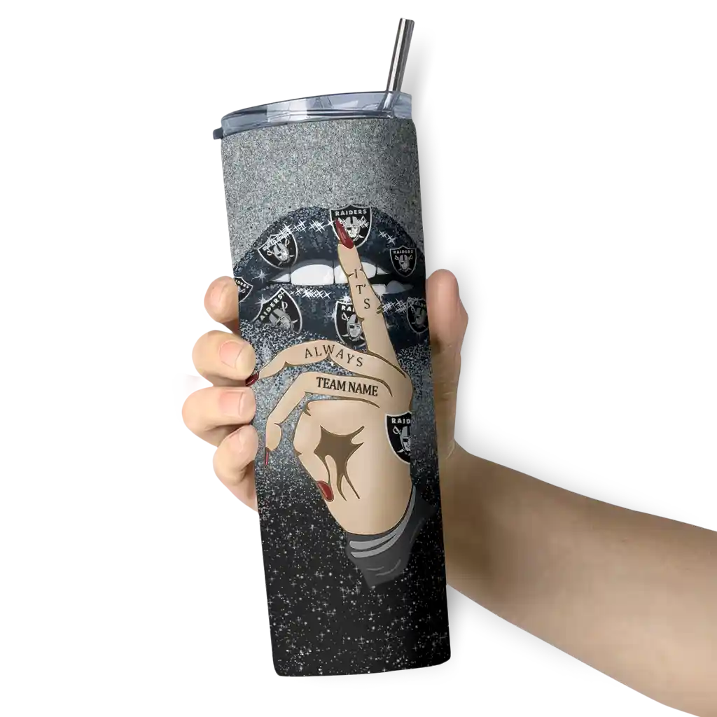 custom-las-vegas-raiders-sparkle-lips-black-skinny-tumbler-premium-grade.webp