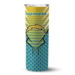custom-los-angeles-chargers-chevron-stripes-blue-skinny-tumbler-best-selling.webp