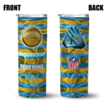 custom-los-angeles-chargers-patterned-waves-blue-skinny-tumbler-best-selling.webp