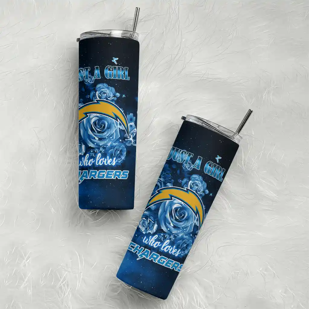custom-los-angeles-chargers-rose-romance-blue-black-skinny-tumbler-top-rated.webp