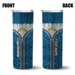 custom-los-angeles-chargers-sparkle-drip-blue-skinny-tumbler-best-selling.webp